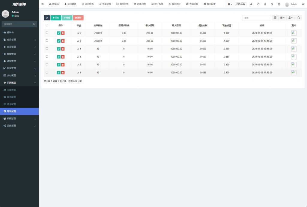 图片[17]开原源码|源码搭建|精品源码|海外刷单|交易所|区块链|理财产品全新多语言 tiktok抢单系统 任务快杀盘 刷单系统 前端Vue 后端thinkphp